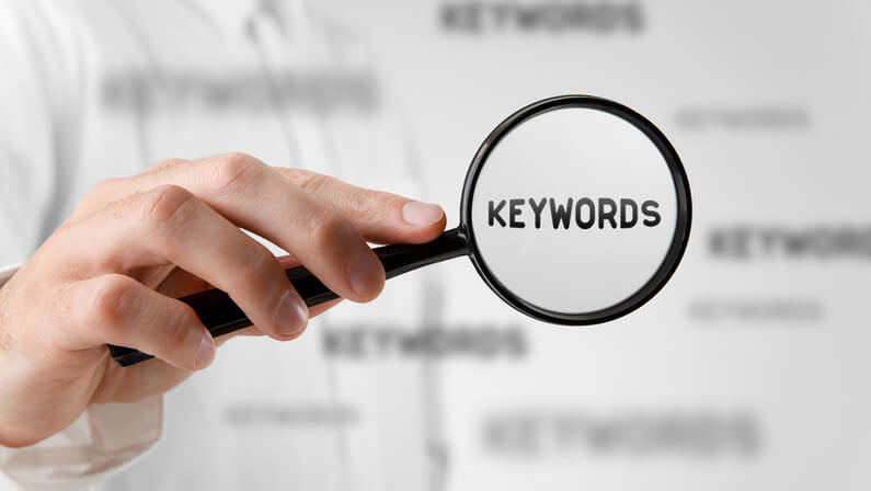 magnified keywords word